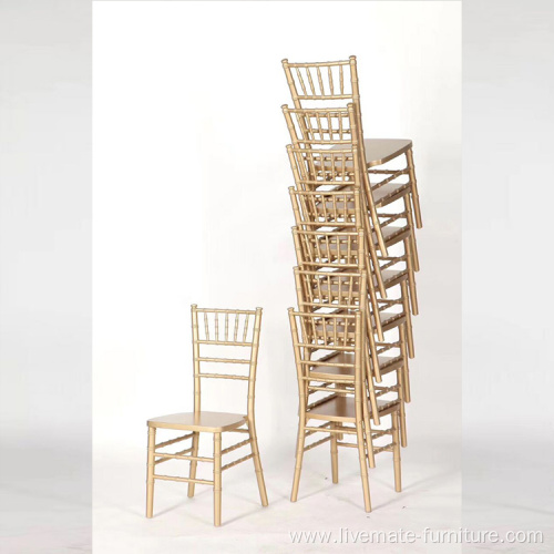 Resin Acrylic Tiffany Transparent Chiavari Wedding Chair